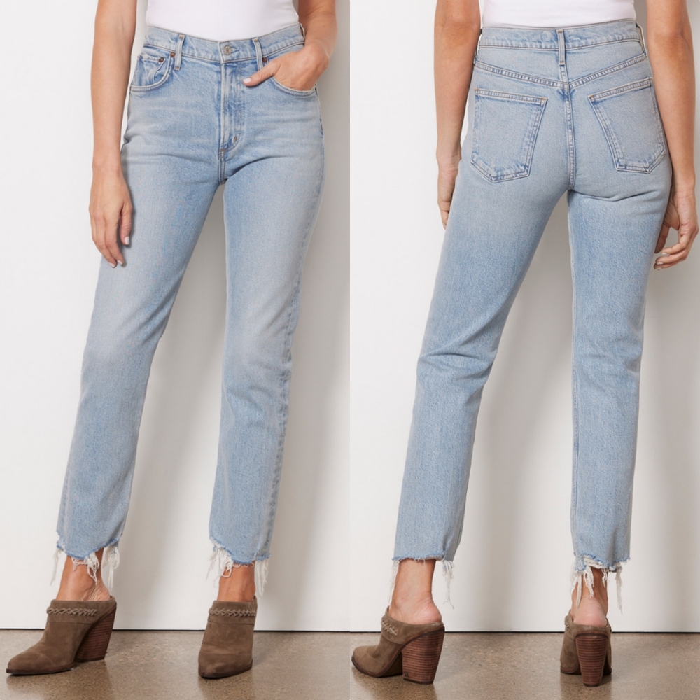 AGOLDE Merrel Mid Rise Straight Leg (Stretch) Jeans